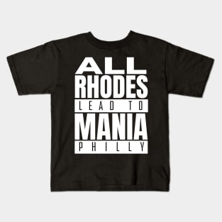 Cody Rhodes Merch All Rhodes Lead To Philly WWE Cody Rhodes Finish The Story Wrestling Cody Rhodes Merch Kids T-Shirt